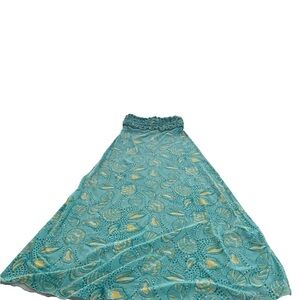 Lily Pulitzer Cotton Maxi Dress Teal size S